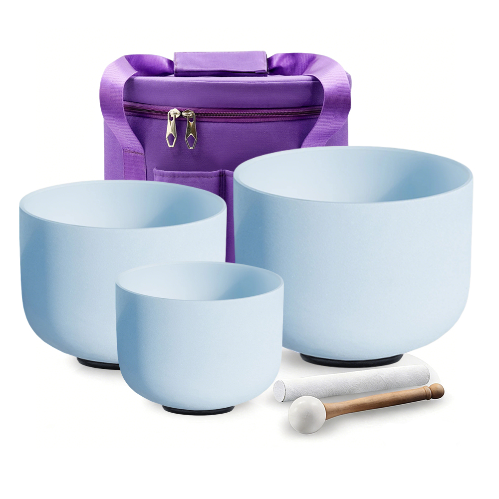 Healing Crystal Set - Hye-eun 8-10 inch 3-delige blauwe hoogwaardige
