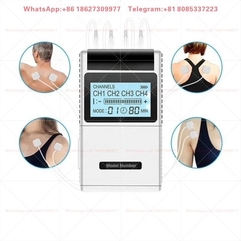 Tens Pain Relief Unit - 7000 4-kanaals 15 modi pijnverlichtings TENS-apparaat
