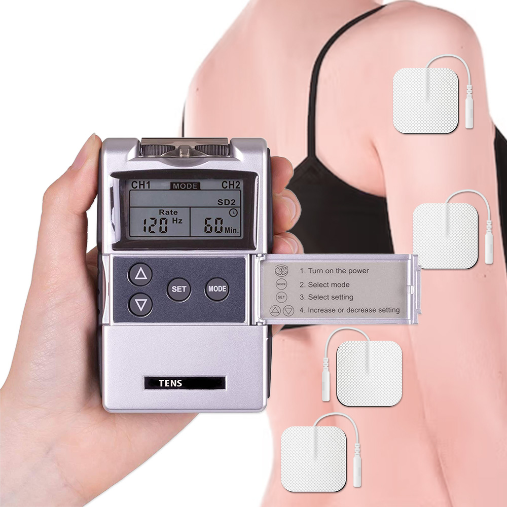 Tens Pain Relief Unit - EMS Elektrische Spierstimulator Tientallen Eenheid Therapie