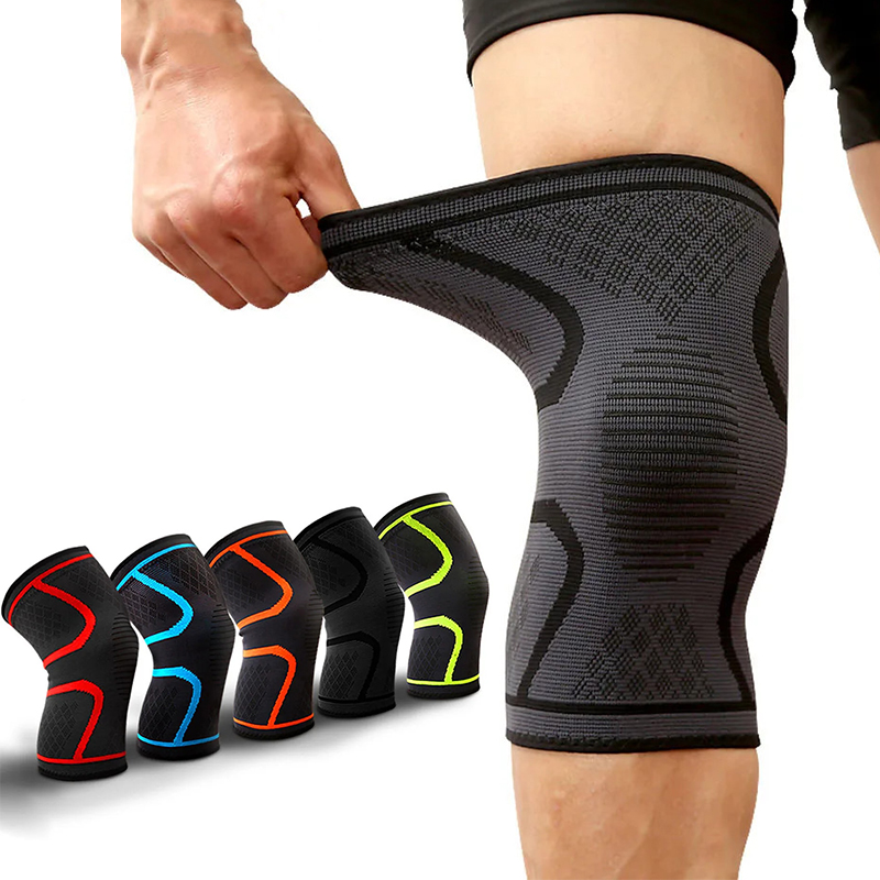 Compression Knee Sleeve - 1pc Kniebeschermers Compressie Kniebeschermer Kniebraces Voor