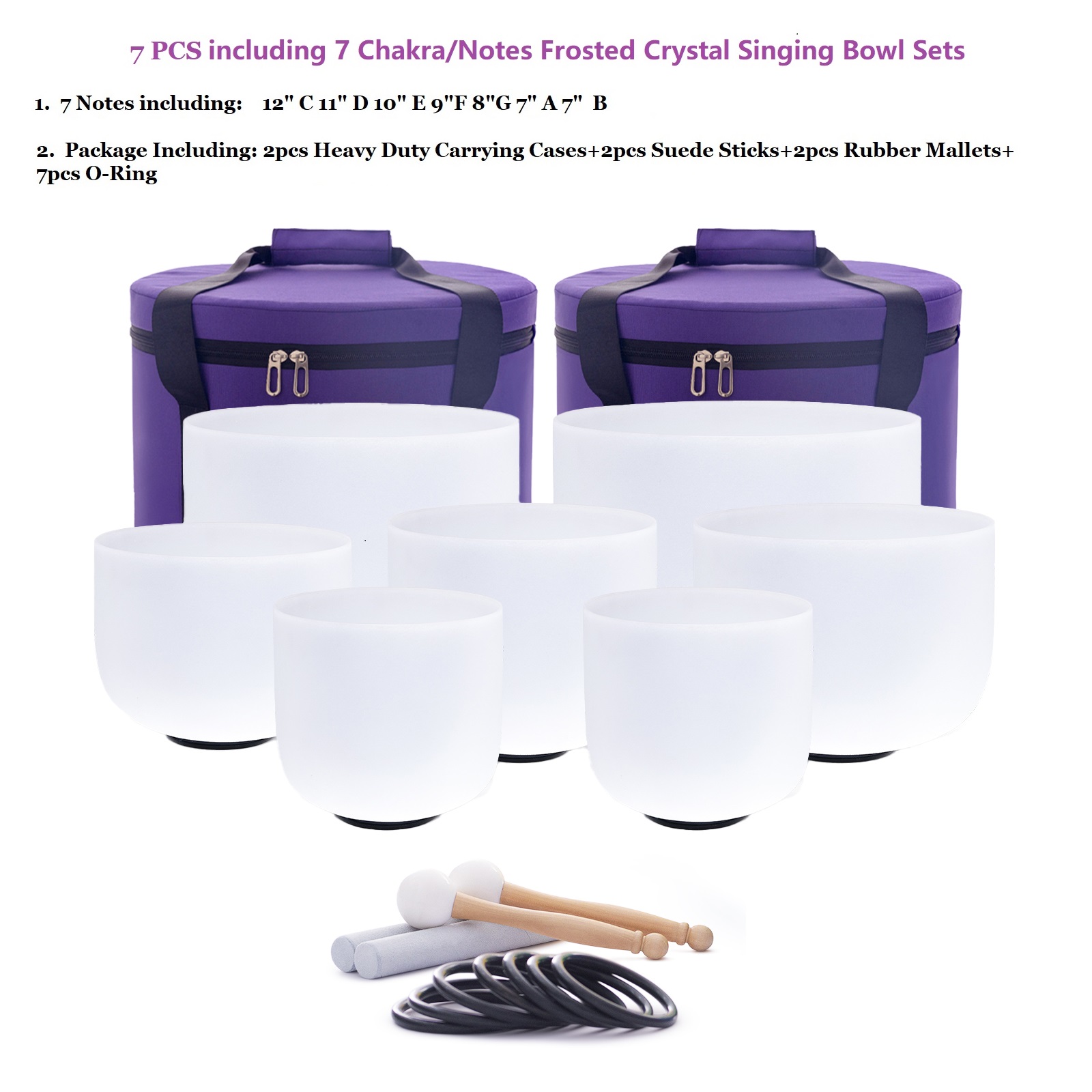Healing Crystal Set - Hye-Eun 7Pcs 7 