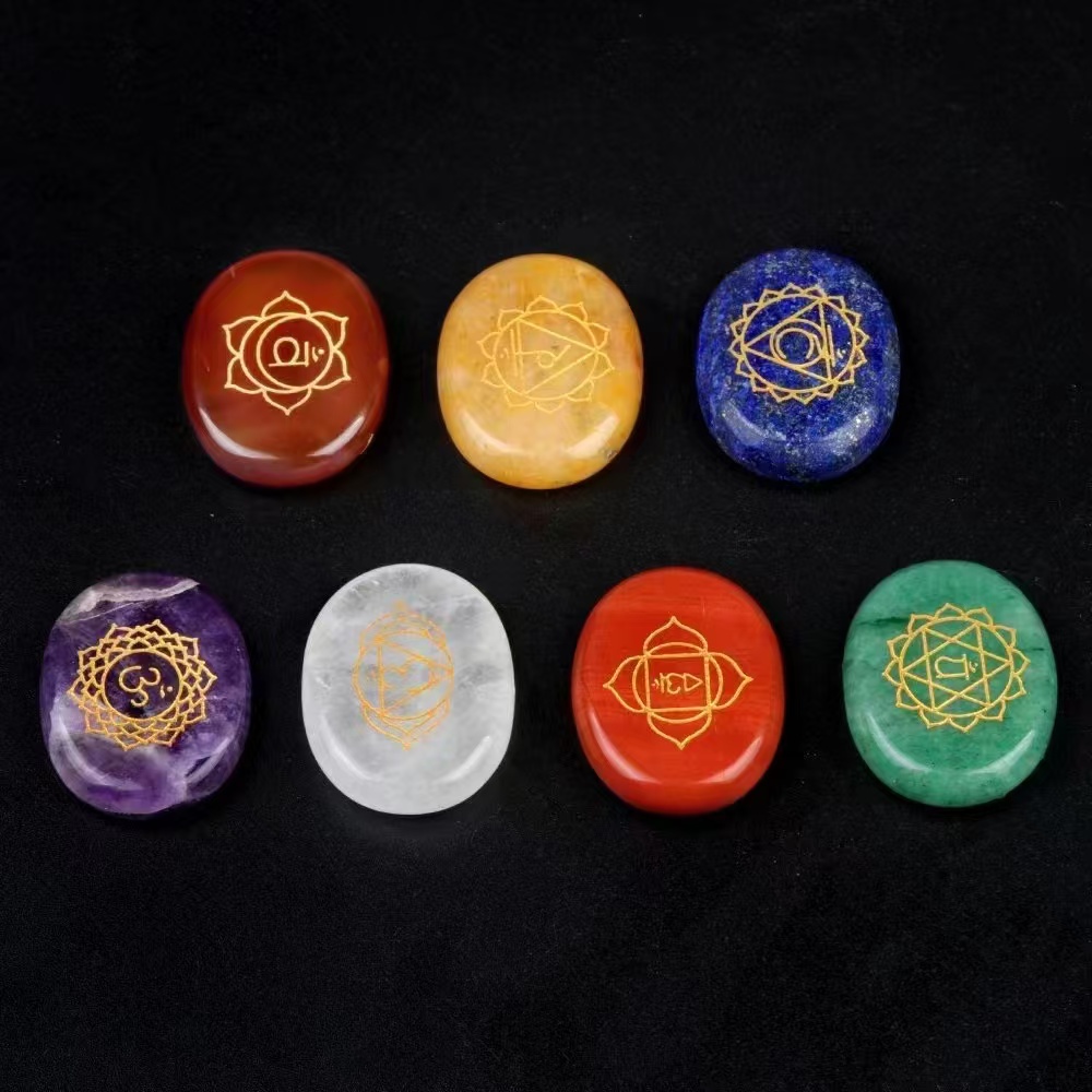 Healing Crystal Set - 7pcs Natuurlijke Kristal Steen Ornament Set