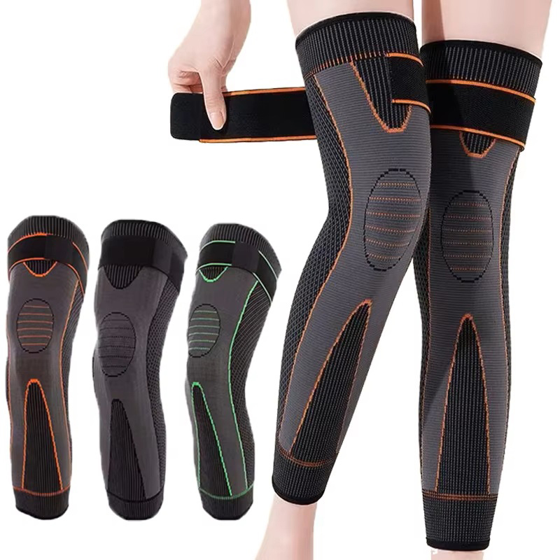 Compression Knee Sleeve - 2 stuks compressie kniebeschermers, ondersteunende, verlengde