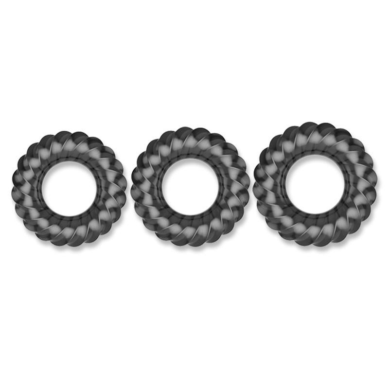 3 stuks TPE penisringen voor m - Wellness Health. Ring recensie en prijs