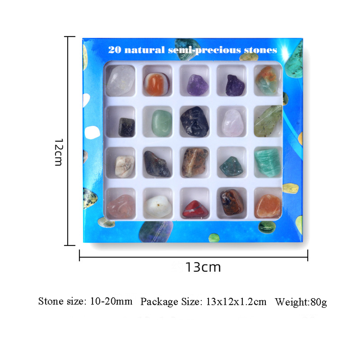 20st Kristal Chakra Set Vierka - Healing Crystal Set recensie en prijs