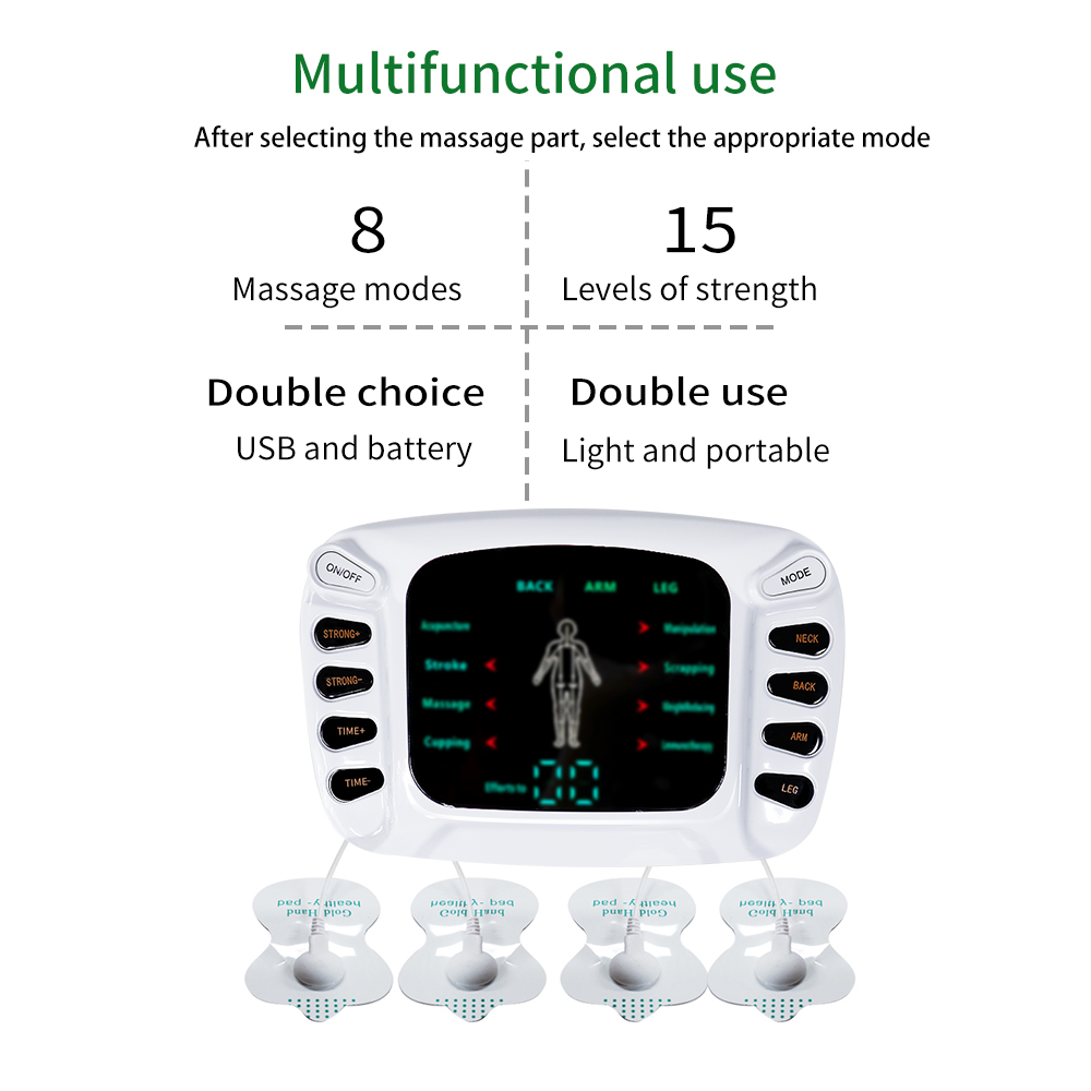 Professionele TENS Pulse Spier - Tens Pain Relief Unit recensie en prijs