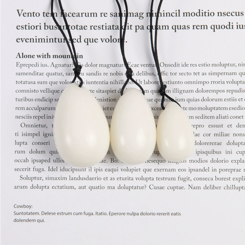 Witte Jade Geboorde Eieren Set - Healing Crystal Set recensie en prijs