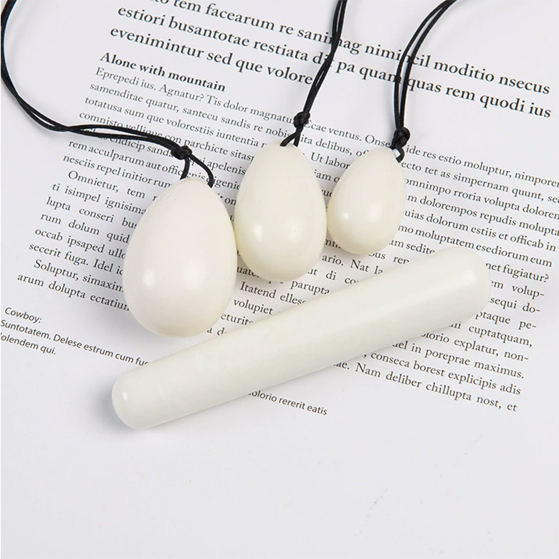 Witte Jade Geboorde Eieren Set - Healing Crystal Set recensie en prijs
